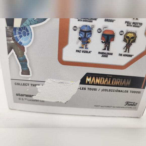 Funko Pop Bo-Katan Kryze 693 Mandalorian NIB - Picture 6 of 10
